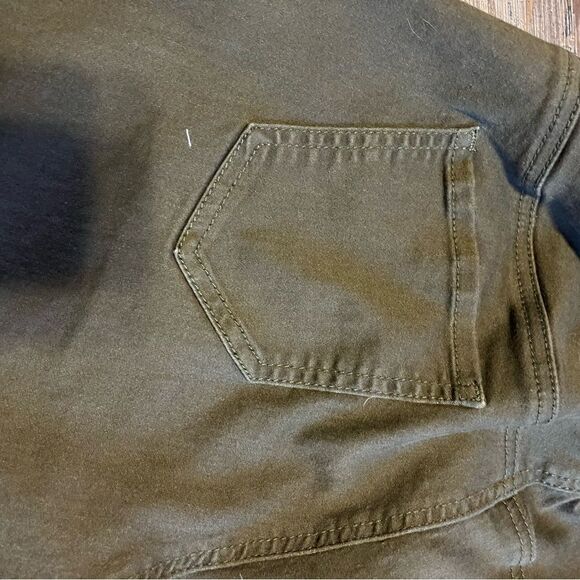 Dark green maternity skinny jeans - Picture 4 of 6